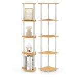 Corner Bookcase - Chic Decora