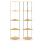 Corner Bookcase - Chic Decora