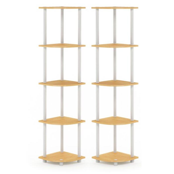 Corner Bookcase - Chic Decora