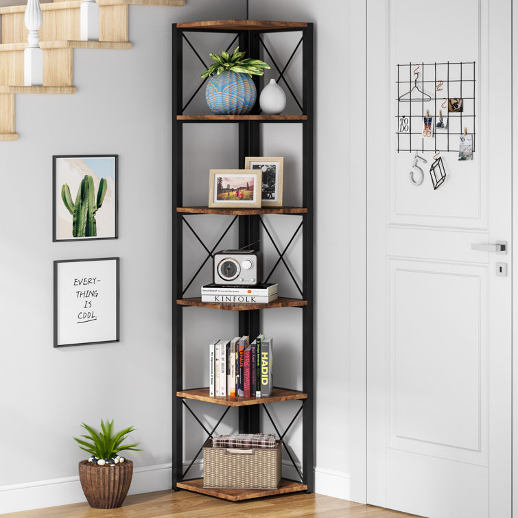 Corner Bookcase - Chic Decora