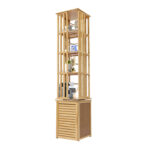 Corner Storage Bookcase - Chic Decora