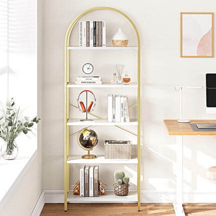 Credle Geometric Bookcase - Chic Decora