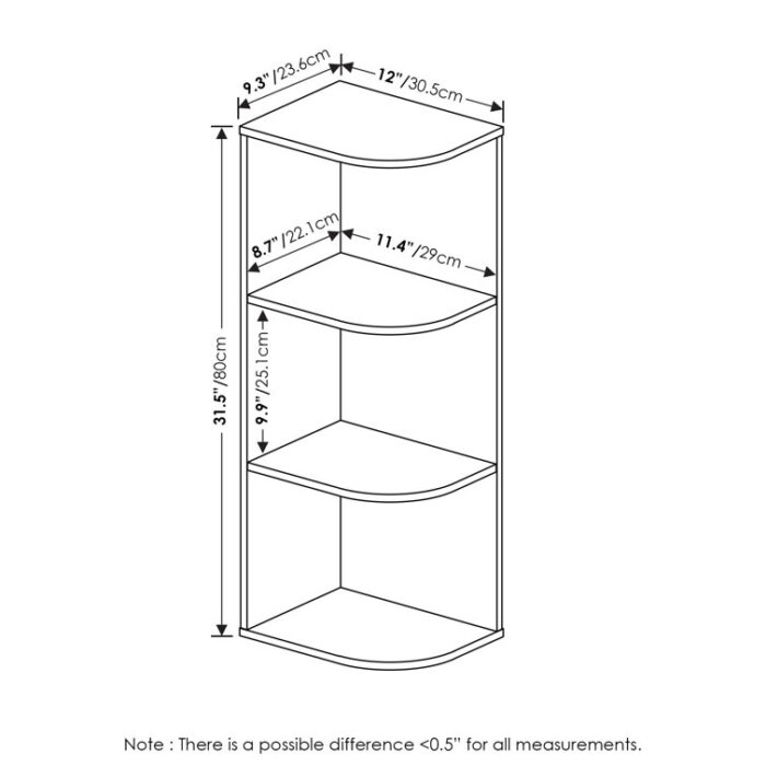 Cresta Bookcase - Chic Decora