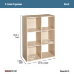 Cubeicals 35.88” H x 24.13” W Cube Bookcase - Chic Decora