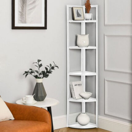 Danush Corner Bookcase - Chic Decora