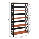 Darek Etagere Bookcase - Chic Decora