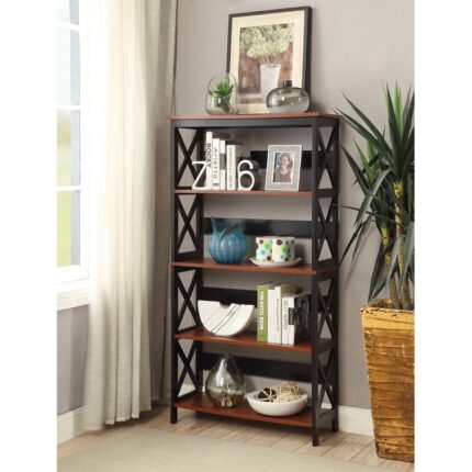 Darek Etagere Bookcase - Chic Decora