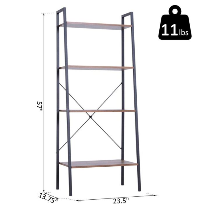 Dario Ladder Bookcase - Chic Decora