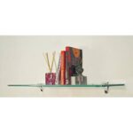 Dasheika Glass Bracket Shelf - Chic Decora