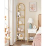 Dawni Corner Bookcase - Chic Decora