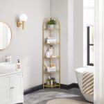 Dawni Corner Bookcase - Chic Decora