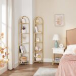 Dawni Corner Bookcase - Chic Decora