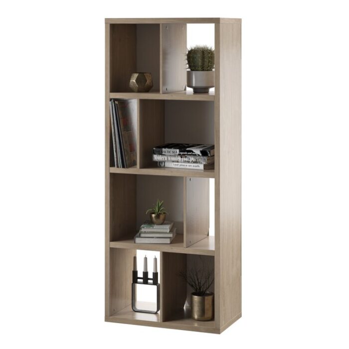 Daymien Geometric Bookcase - Chic Decora