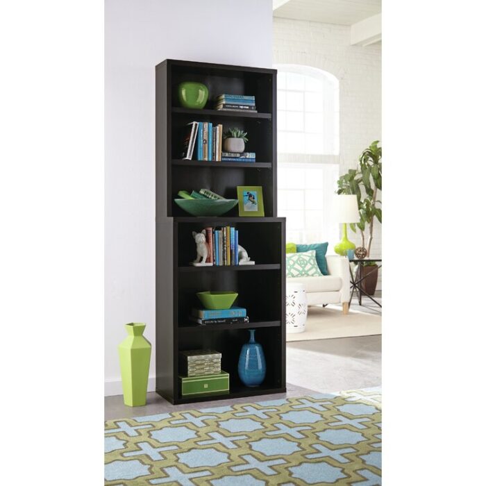 Decorative 82.3″ H x 30″ W Standard Bookcase - Chic Decora