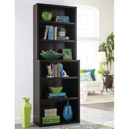 Decorative 82.3″ H x 30″ W Standard Bookcase - Chic Decora