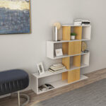 Deddo Geometric Bookcase - Chic Decora