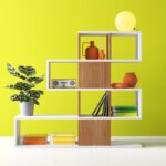 Deddo Geometric Bookcase - Chic Decora