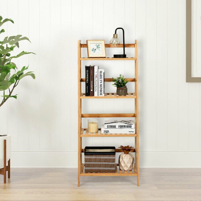 Deio Ladder Bookcase - Chic Decora