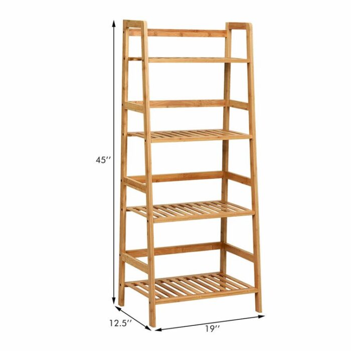 Deio Ladder Bookcase - Chic Decora