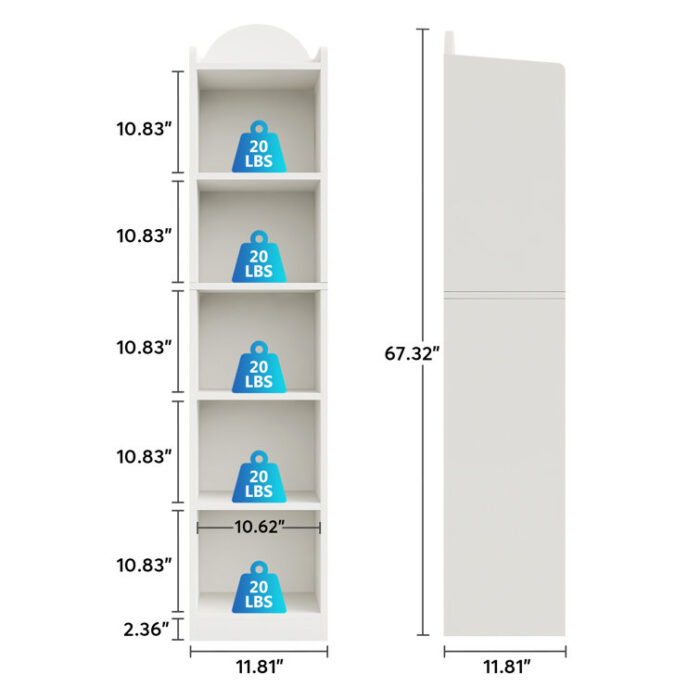 Demarlis Bookcase - Chic Decora