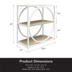 Deniese Geometric Bookcase - Chic Decora