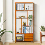 Dequavion Etagere Storage Bookcase - Chic Decora