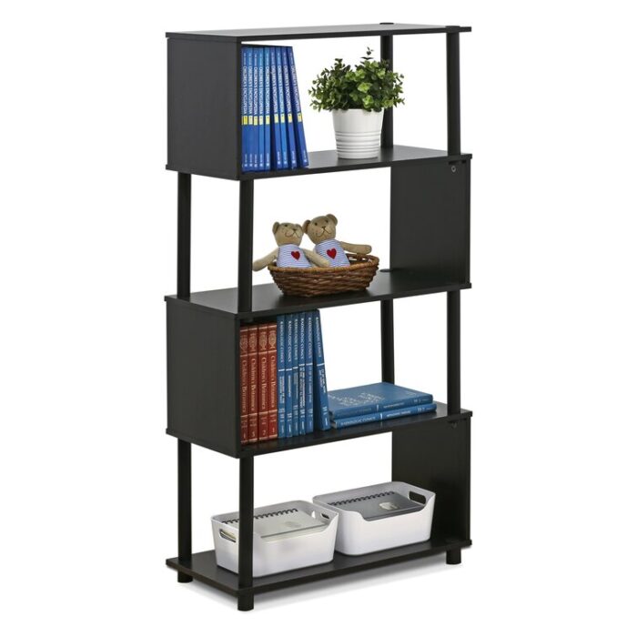 Desirae Geometric Bookcase - Chic Decora