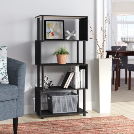 Elveda Etagere Bookcase - Chic Decora