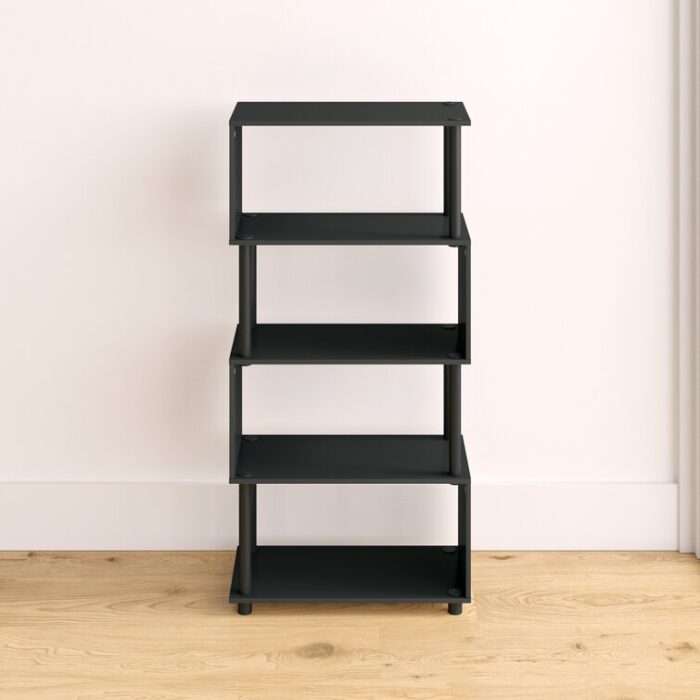 Desirae Geometric Bookcase - Chic Decora