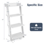 Diony Ladder Bookcase - Chic Decora