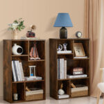 Dorri 31 Inch Standing Bookcase Set - Chic Decora