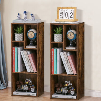 Wilmeth Corner Bookcase - Chic Decora