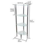 Dovie Corner Bookcase - Chic Decora