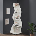 Doyla Corner Bookcase - Chic Decora