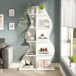 Doyla Corner Bookcase - Chic Decora