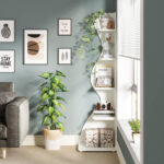 Doyla Corner Bookcase - Chic Decora