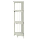 Duerr Corner Bookcase - Chic Decora