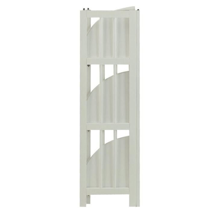 Duerr Corner Bookcase - Chic Decora