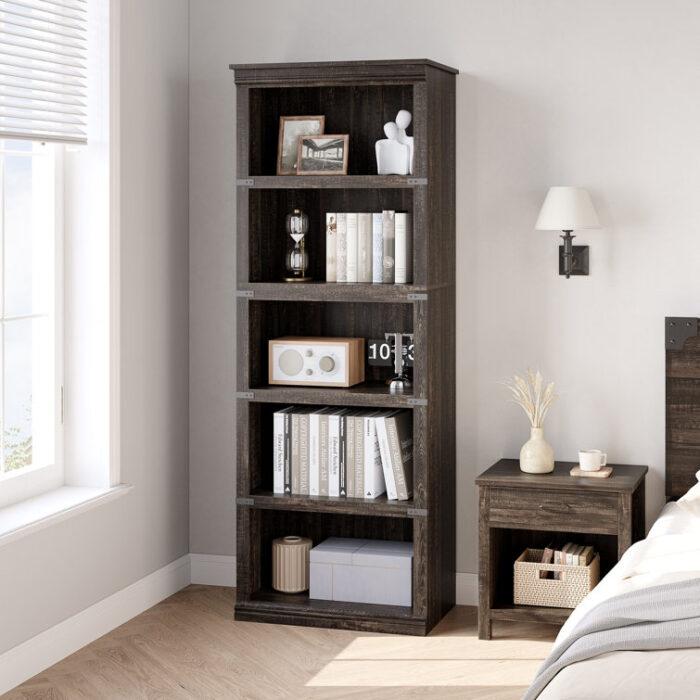 Duvon Bookcase - Chic Decora