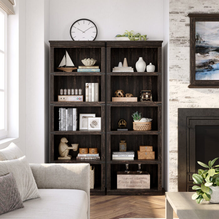 Duvon Bookcase - Chic Decora