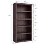 Duwaine Bookcase - Chic Decora