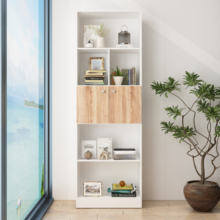 Dylani Storage Bookcase - Chic Decora