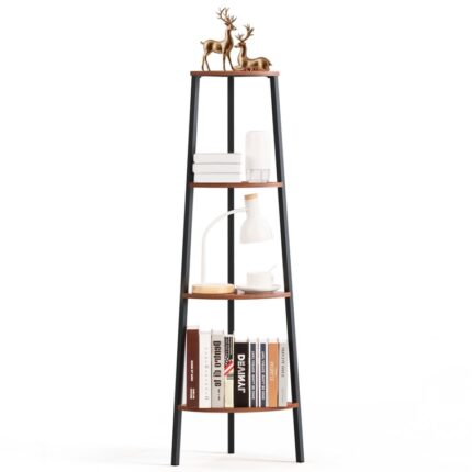 Eildhi Corner Bookcase - Chic Decora