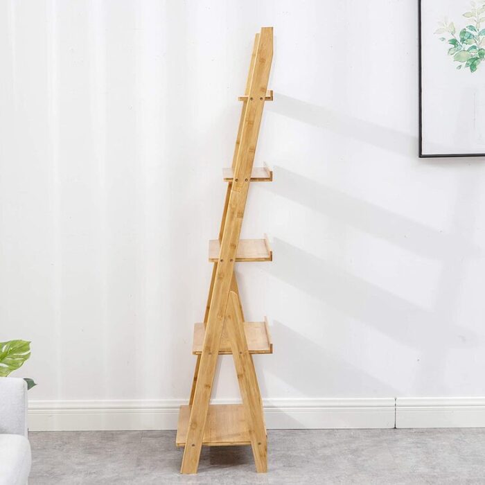 Elberta Ladder Bookcase - Chic Decora