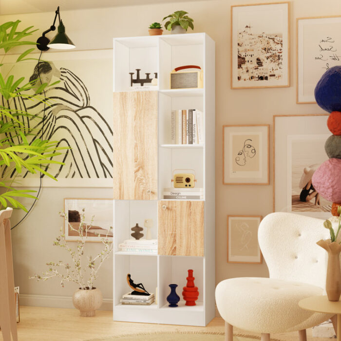 Eleny Storage Bookcase - Chic Decora