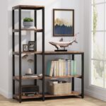 Elizah Geometric Bookcase - Chic Decora