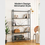 Elveda Etagere Bookcase - Chic Decora