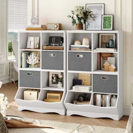 Wynton Corner Bookcase - Chic Decora