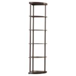 Emerson 5-shelf Corner Bookshelf - Chic Decora