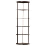 Emerson 5-shelf Corner Bookshelf - Chic Decora